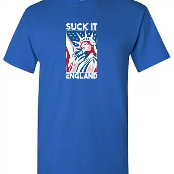 Suck It England - Soft Patriotic Independence Day T-Shirt