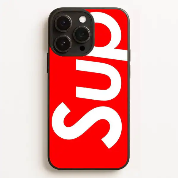 Sup Supreme Logo iPhone Galaxy Pixel Phone Case