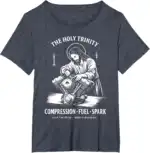 The Holy Trinity Compression Fuel Spark Keep Faith Running T-Shirt | Garage Gospel
