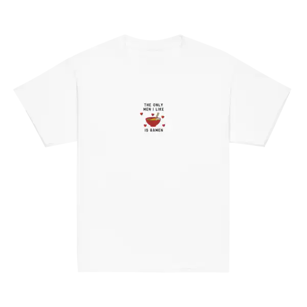 The Only Men I Like Ramen Embroidered Baby Tee | Editorial Drop