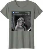 Thinking Monkey There Is Motion at Your Front Door Meme Shirt