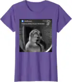 Thinking Monkey There Is Motion at Your Front Door Meme Shirt