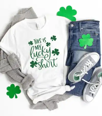 This is my Lucky Shirt | Shamrock Tee for Patrick's Day Gift