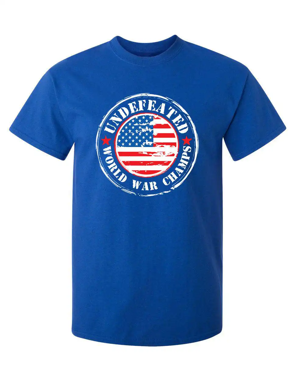 Undefeated World War Champs - Funny American Patriotic Shirt Undefeated World War Champs - Funny American Patriotic Shirt