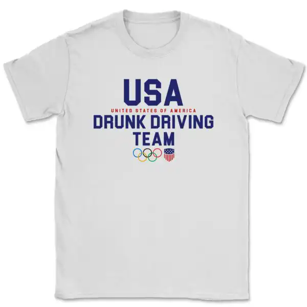 USA Olympic Drunk Driving Team Shirt - Funny Graphic Tee