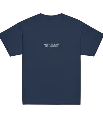 Well-Read Women Are Dangerous Embroidered Baby Tee | Editorial