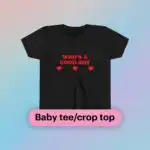Who's A Good Boy Baby Tee Short Sleeve Crop Top Y2K Funny Shirt - Cute Gift with Free Shipping Over $35
