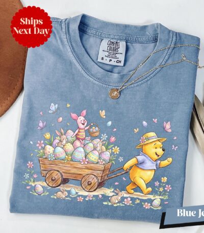 Winnie The Pooh and Piglet Easter Kids Spring Shirt