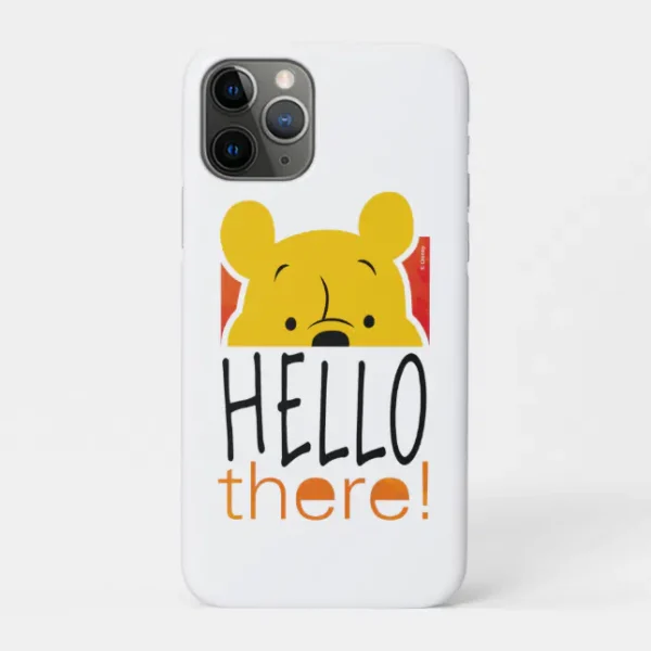 Winnie the Pooh Hello There Colorful iPhone Phone Case