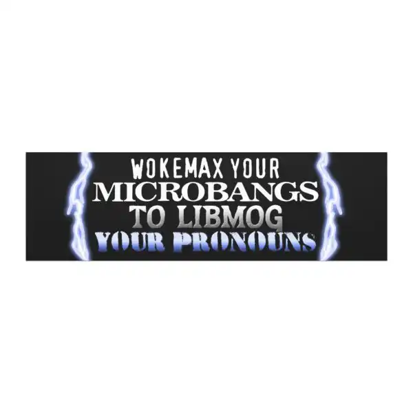 Wokemax Microbangs Vinyl Car Magnet Matte Finish