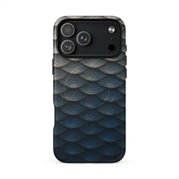 Y2K Fish Scale MagSafe Dual-Layer Phone Case