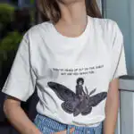 You've heard of elf on the shelf but are you ready for Goth on a Moth T-Shirt - 100% Cotton Graphic Tee