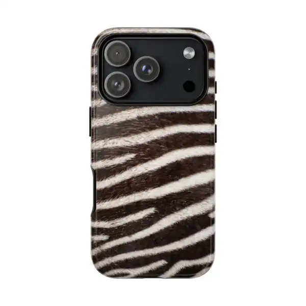 Zebra Print Bold Pattern Dual-Layer Phone Case