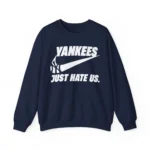 New York Yankees Just Hate Us Shirt – Classic Navy Fan Shirt