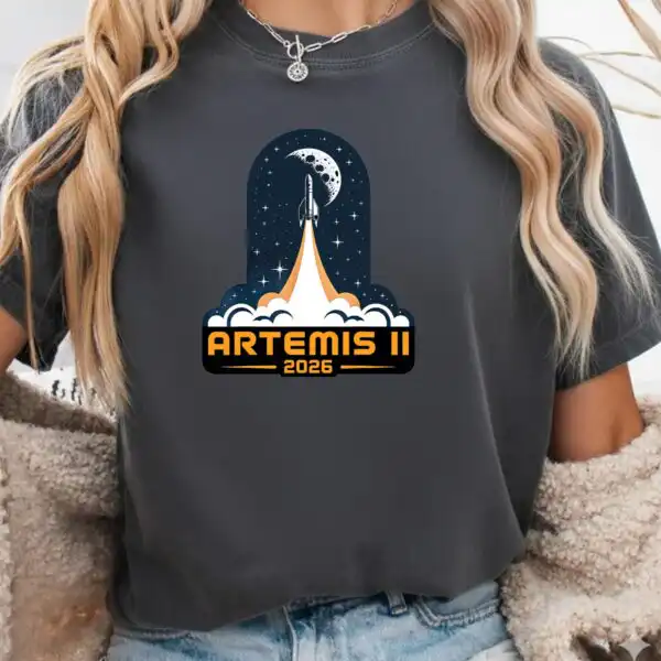 Artemis II Moon Launch 2026 NASA Space Mission Shirt