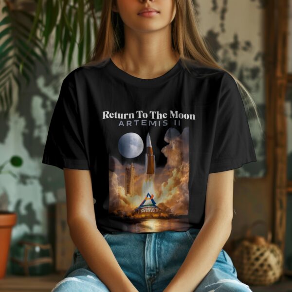 Artemis II Return To The Moon Rocket Launch Shirt