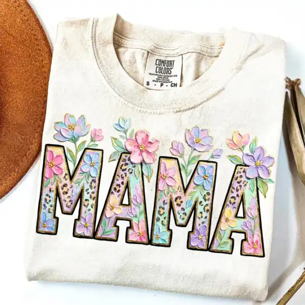 Birth Month Flower Mama Shirt – Custom Mother’s Day Family Shirt