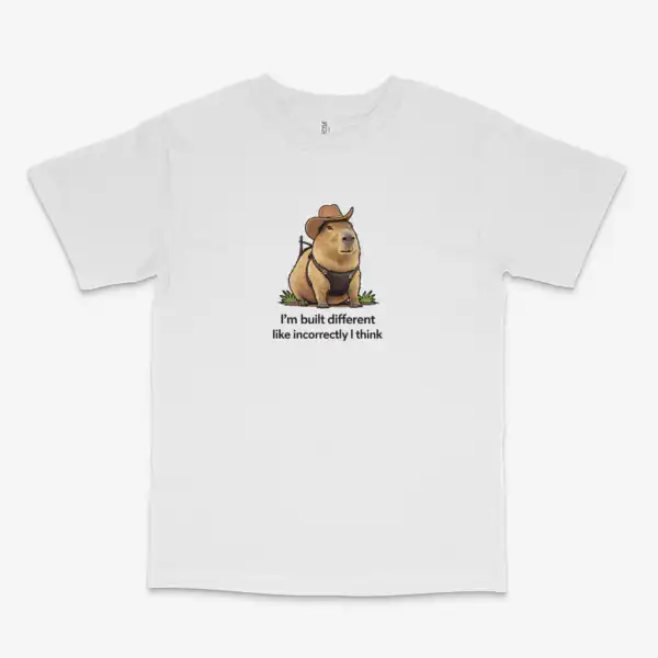 Built Different T Relaxed Fit 8 oz Fleece 50/50 Preshrunk Shirt