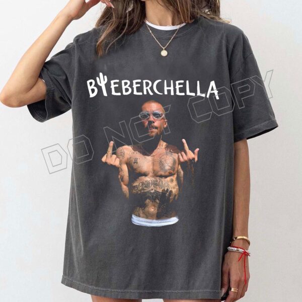Comfort Colors Bieberchella Justin Bieber Album Launch Shirt