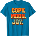 Copy Moon Joy Lunar Night Sky Full Tee Lightweight Shirt