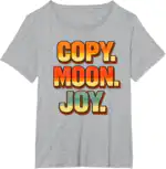 Copy Moon Joy Lunar Night Sky Full Tee Lightweight Shirt