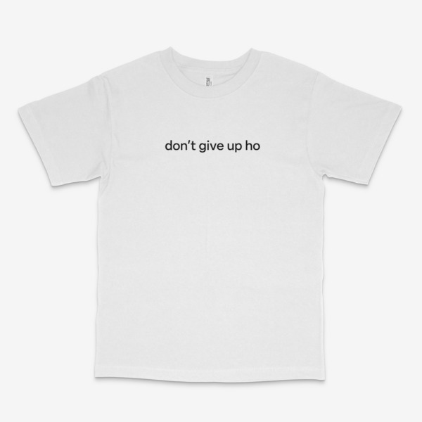 Don’t Give Up Ho T Relaxed Fit Soft Warm Preshrunk Shirt
