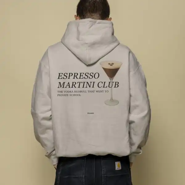 Espresso Martini Club Unisex Box Fit Heavy Blend Hoodie