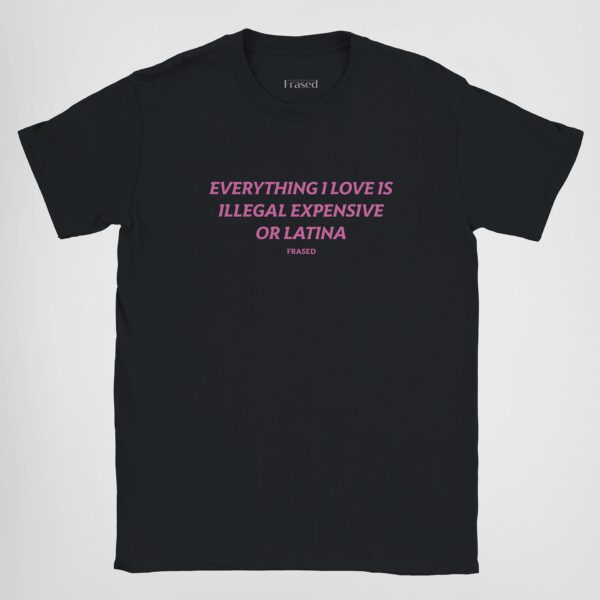 Everything I Love Is Illegal, Expensive or Latina Baby Tee