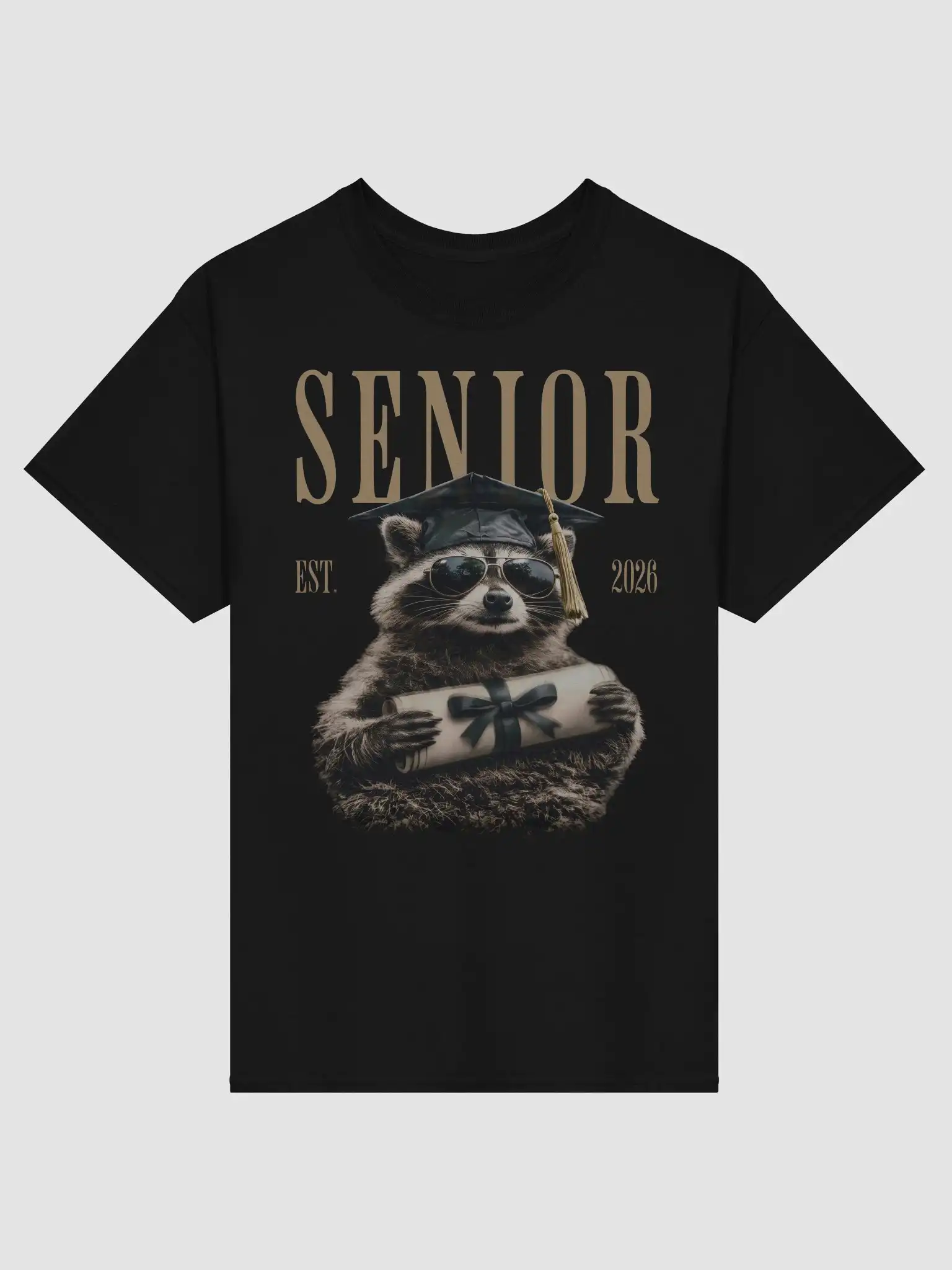 Funny Raccoon Senior 2026 Shirt Class of 2026 Trash Panda Shirt Funny Raccoon Senior 2026 Shirt Class of 2026 Trash Panda Shirt