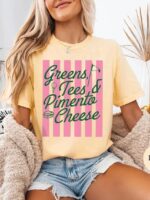 Greens Tees & Pimento Cheese Masters Preppy Golf Shirt for Women