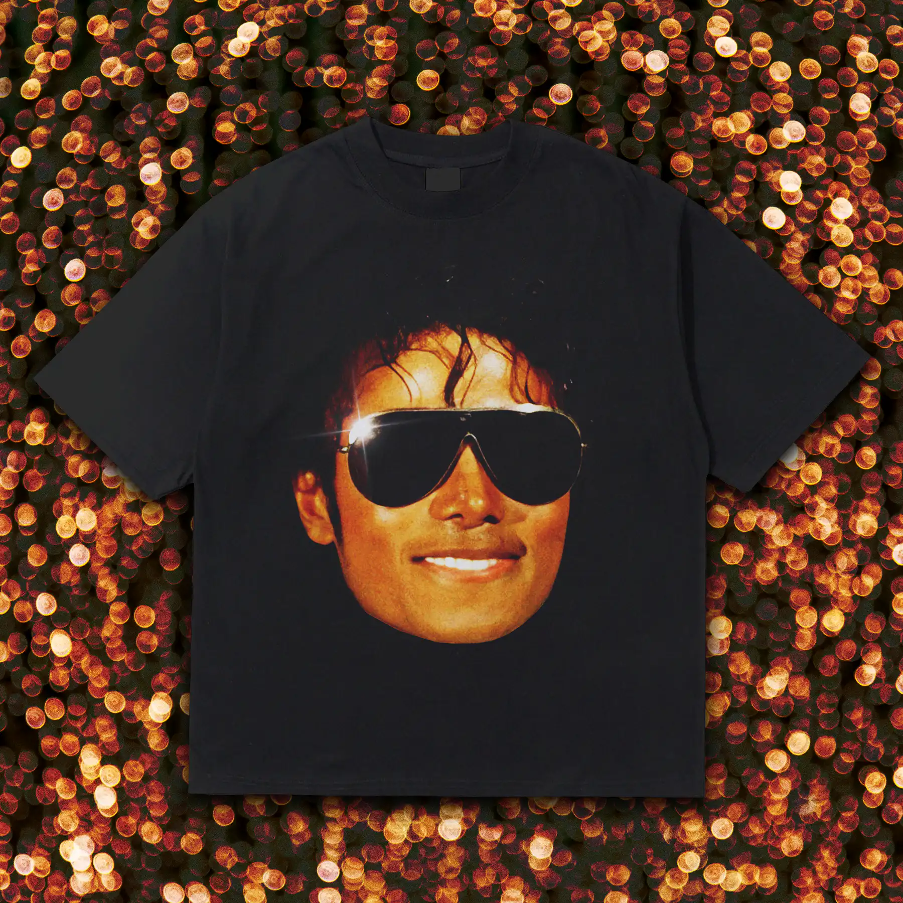 Micheal ’84 Grammys Heavyweight Black Tee Michael Jackson Shirt Micheal ’84 Grammys Heavyweight Black Tee Michael Jackson Shirt