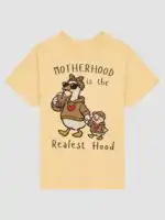 Motherhood Is The Realest Hood Shirt – Duck Mama & Mini Shirt