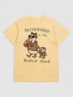 Motherhood Is The Realest Hood Shirt – Duck Mama & Mini Shirt
