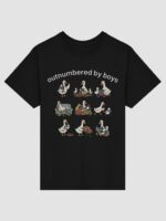 Outnumbered by Boys Duck Mom Funny Boy Mom Shirt