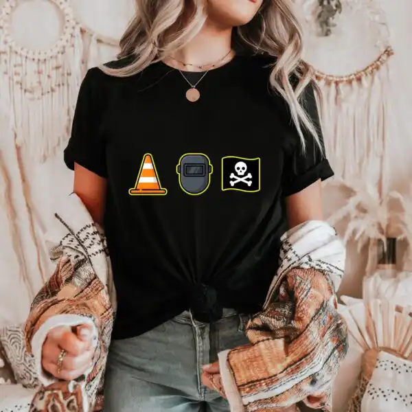 Pittsburgh Hoist The Traffic Cone 3 Icons Graphic Shirt