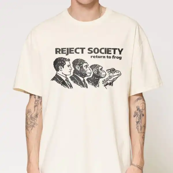 Reject Society T-Shirt by Threadheads Premium Ethical Shirt