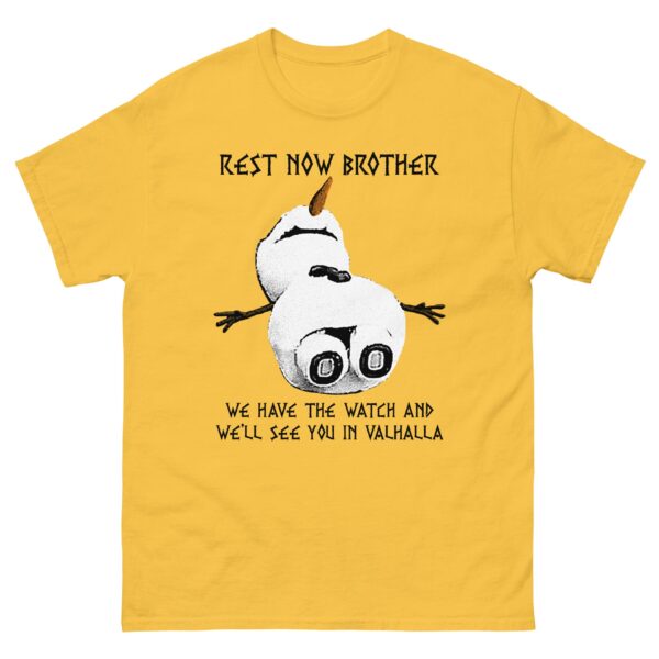 Rest Now Brother Memorial Tribute Shirt