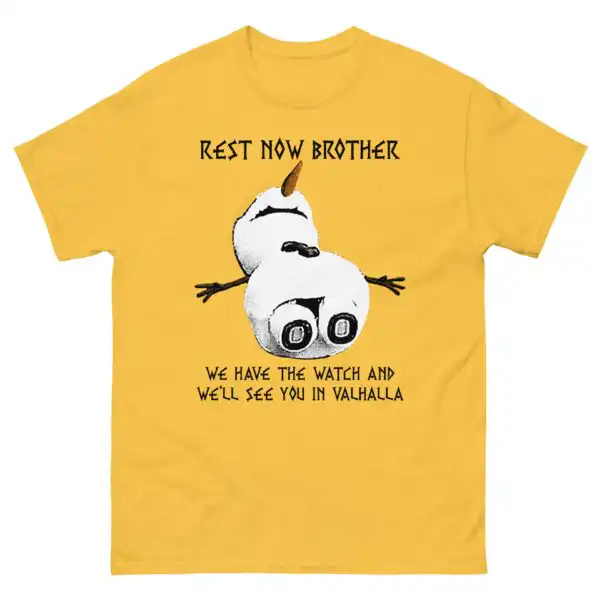 Rest Now Brother Memorial Tribute Shirt