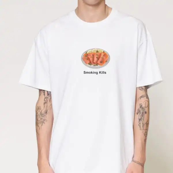 Smoking Kills T-Shirt by Threadheads — Premium Cotton Shirt