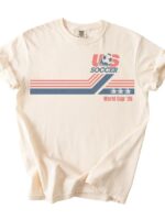 Vintage US Soccer World Cup 2026 T-Shirt Retro 80s Shirt