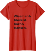 Wiseman Glover Koch Hansen Artemis II Moon T-Shirt