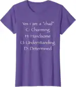 Yes I’m A Chud Charming Handsome Understanding Determined Shirt