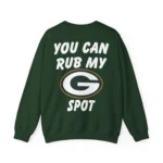 Green Bay Packer You Can Rub My Spot Performance Shirt