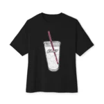 Charli Damelio Kids Black Crop Top Mid-Length Merch Shirt