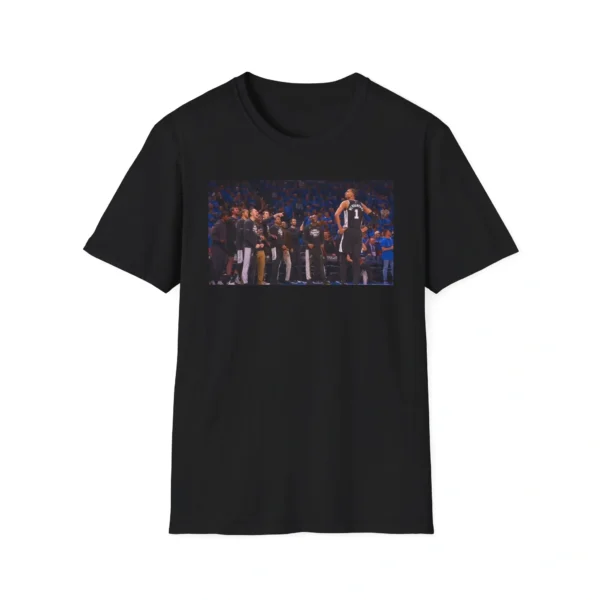 Wembanyama Spurs Game 1 Win vs Thunder Bench Reaction Shirt