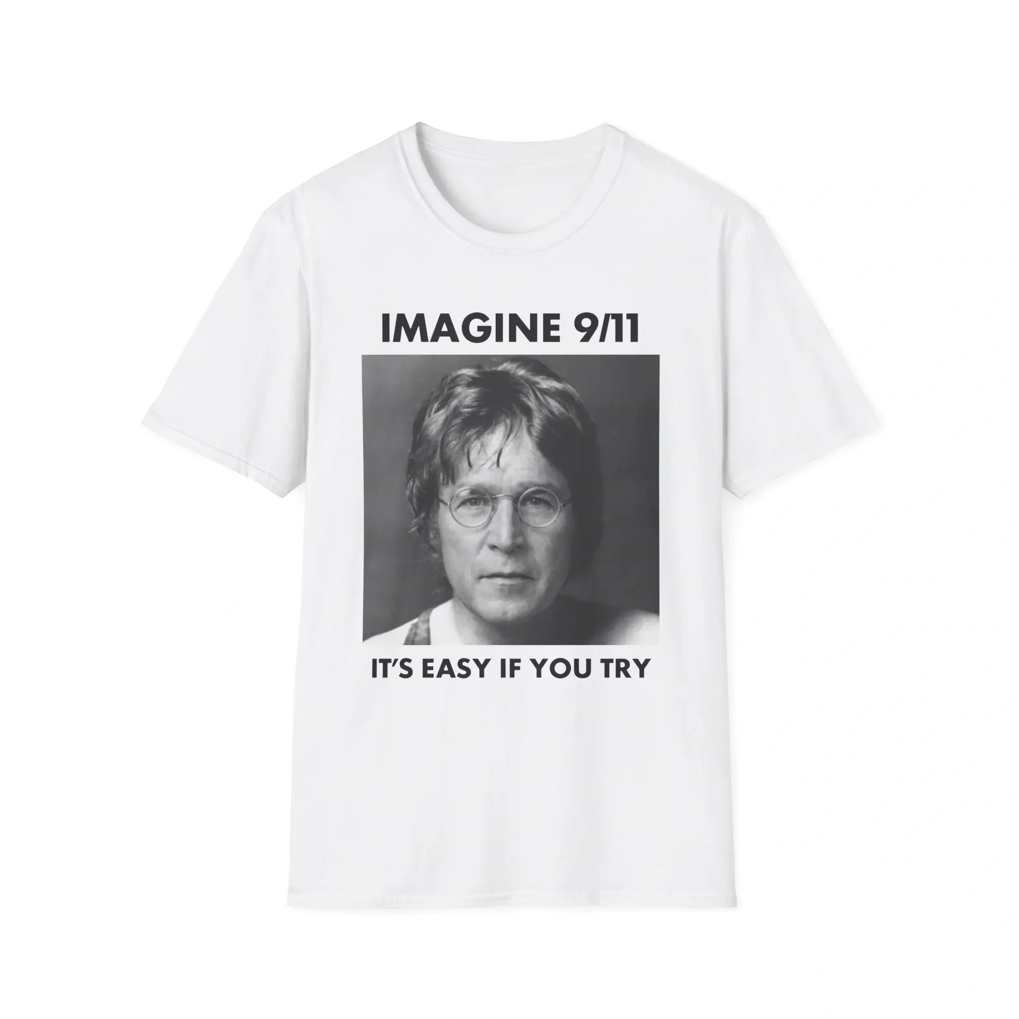Imagine 9/11 It’s Easy If You Try Vintage Graphic Shirt Imagine 9/11 It’s Easy If You Try Vintage Graphic Shirt