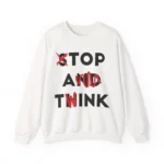Stop and Think Top A Twink Apparel Lightweight Gift Shirt