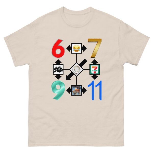 6-7, 69, 9/11, 7 Ate 9 Vintage Graphic Humor Tee Shirt