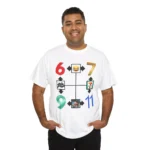 67911 Numbers Emoji Graphic Design Unisex Shirt