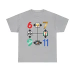 67911 Numbers Emoji Graphic Design Unisex Shirt